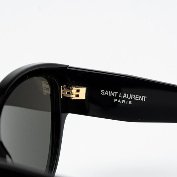 Saint Laurent Women Sunglasses Black Grey Square SLM3 002 BRAND NEW